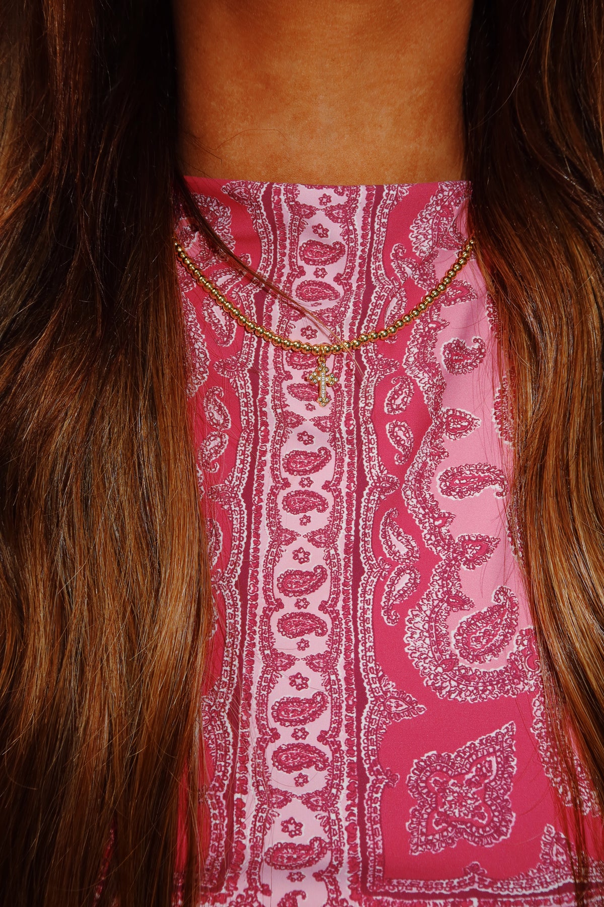 Gold Cross Necklace ￼