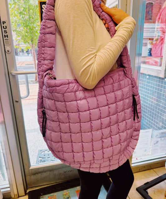 Purple- Puff Bag